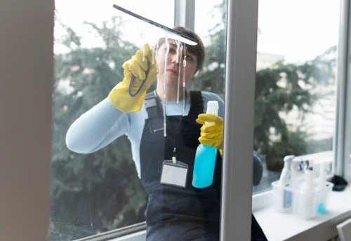 Nettoyage de vitres intérieures et extérieures à Tréclun